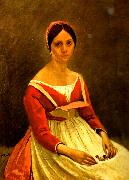 camille corot portratt av madame legois painting
